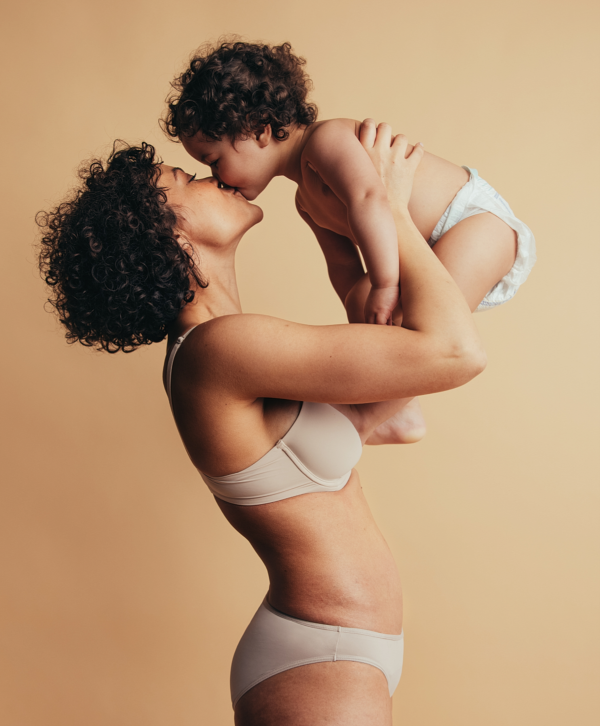 Mother and child sharing a loving moment.