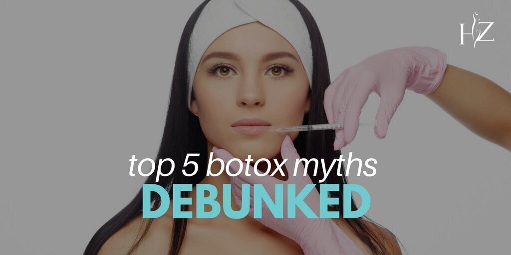 botox patient model receiving an injection